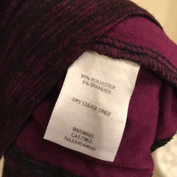 Sejour Purple & Black Top From Nordstrom 🍷 - Picture 6 of 8
